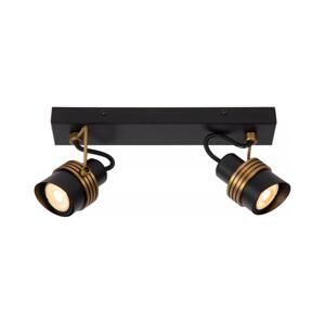 Lucide Lucide 34944/02/30 - Bodové svítidlo TUNDRAN 2xGU10/5W/230V černá
