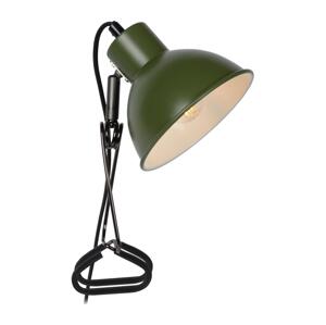 Lucide Lucide 45987/01/33 - Lampa s klipem MOYS 1xE27/40W/230V zelená