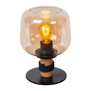 Lucide Lucide 45508/01/62 - Stolní lampa ILONA 1xE27/40W/230V černá/béžová