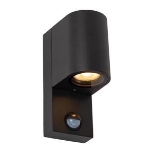 Lucide Lucide 69803/01/30 -Venkovní svítidlo se senzorem ZARO 1xGU10/7W/230V IP65 černá