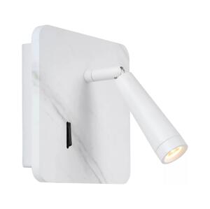 Lucide Lucide 77282/03/31 - LED Nástěnné bodové svítidlo OREGON LED/4W/230V USB bílá