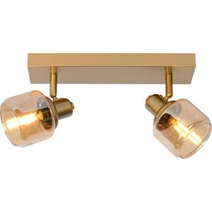 Lucide Lucide 77979/02/02 - Bodové svítidlo BJORN 2xE14/40W/230V zlatá