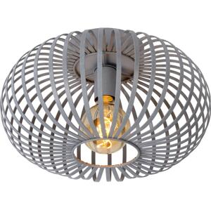 Lucide Lucide 78174/40/33 - Stropní svítidlo MANUELA 1xE27/60W/230V pr. 39,5 cm šedá