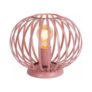 Lucide Lucide 78593/25/66 - Stolní lampa MERLINA 1xE27/40W/230V pr. 25,5 cm růžová