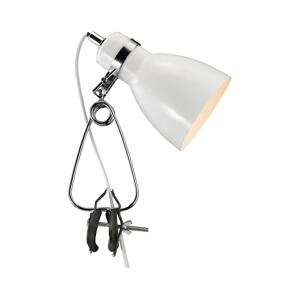 Nordlux Nordlux - Stolní lampa s klipem CYCLONE 1xE14/15W/230V bílá