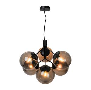 Nordlux Nordlux - Lustr na lanku IVONA 6xE27/28W/230V černá