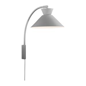 Nordlux Nordlux - Nástěnná lampa DIAL 1xE27/40W/230V šedá