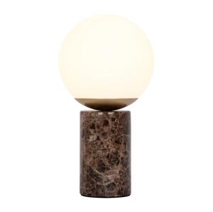 Nordlux Nordlux - Stolní lampa LILLY 1xE14/25W/230V mramor/hnědá