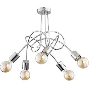 Přisazený lustr TANGO 5xE27/15W/230V chrom