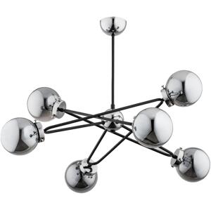 Lustr na tyči SAGITO 6xE14/10W/230V chrom