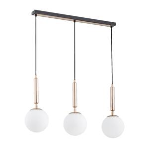 Lustr na lanku VOLDA 3xE14/10W/230V mosaz