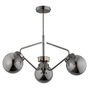 Lustr na tyči BARSUM 3xE14/10W/230V šedá