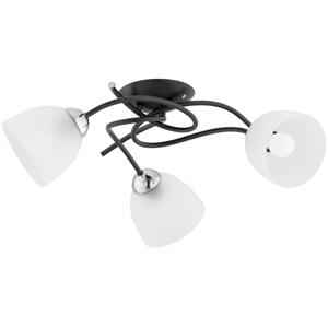 Přisazený lustr VERWIL 3xE27/15W/230V černá