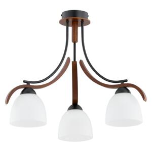 Přisazený lustr BAFIA 3xE27/15W/230V hnědá