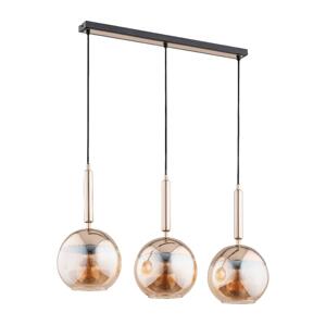 Lustr na lanku VOLDA 3xE27/15W/230V mosaz