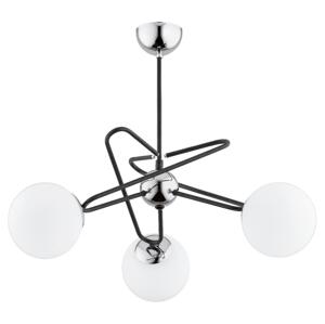 Lustr na tyči SAGITO 3xE14/10W/230V chrom