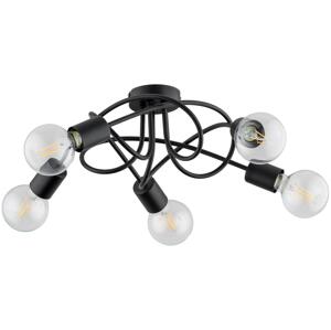 Přisazený lustr BOSTON 5xE27/15W/230V černá