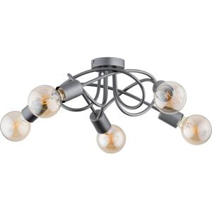 Přisazený lustr BOSTON 5xE27/15W/230V šedá