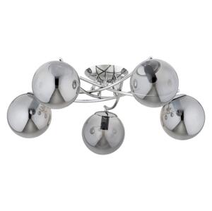 Přisazený lustr SAVI 5xE14/10W/230V chrom