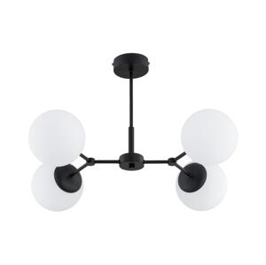 Lustr na tyči FOTON 4xE14/10W/230V černá