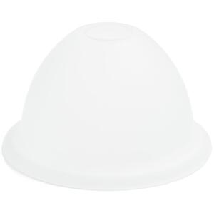 Náhradní sklo k lustru E27 pr. 19 cm bílá