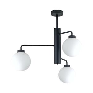 Keter Lighting Lustr na tyči FLEX 3xE27/60W/230V černá/bílá