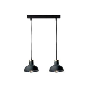 Keter Lighting Lustr na lanku HEBE 2xE27/60W/230V černá