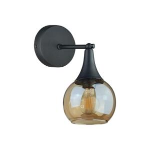 Keter Lighting Nástěnné svítidlo STAR 1xE27/60W/230V černá/kouřová béžová