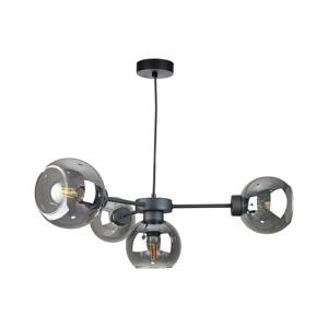 Keter Lighting Lustr na lanku KALIOPE 6xE27/60W/230V černá/kouřová černá