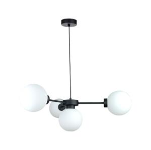 Keter Lighting Lustr na lanku KALIOPE 4xE27/60W/230V černá/bílá
