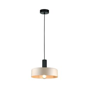 Keter Lighting Lustr na lanku LATTE 1xE27/60W/230V béžová/černá