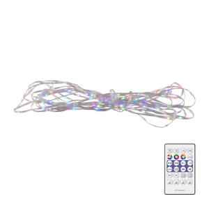 LED RGB Vánoční řetěz LED/10W/5V 10 m USB + dálkové ovládání