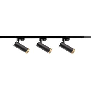 Bodové svítidlo do lištového systému FADO 3xGU10/10W/230V černá
