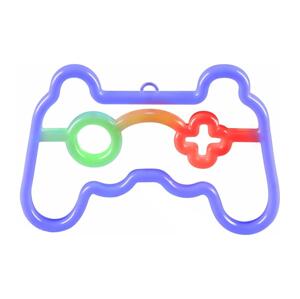 LED Neonová nástěnná dekorace GAME LED/3W/3xAA modrá