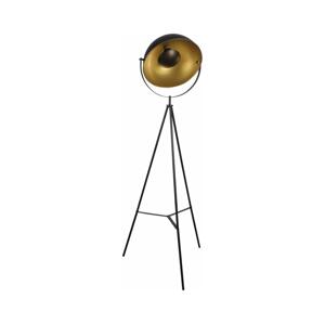 Stojací lampa MATYLDA 1xE27/20W/230V černá/zlatá