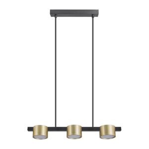 LED Lustr na lanku MIRELLA 3xGX53/6W/230V zlatá/černá