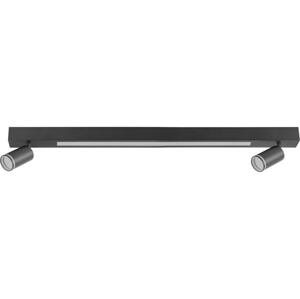 LED Stropní svítidlo PARIS LED/24W/230V + 2xGU10/10W černá