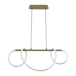 LED Lustr na lanku EMMA LED/38W/230V zlatá