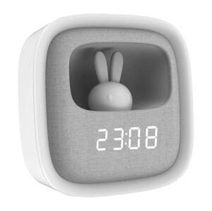 LED Stmívatelná noční lampička s budíkem BUNNY LED/1,2W/5V 3000K
