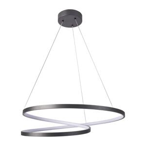 LED Lustr na lanku ZEFIRA LED/52W/230V 4000K pr. 60 cm antracit