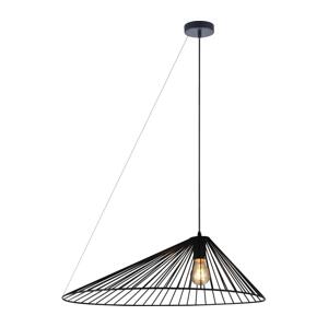Lustr na lanku AURORA 1xE27/20W/230V pr. 60 cm černá