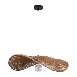 Lustr na lanku CAPRI 1xE27/20W/230V pr. 60 cm bambus