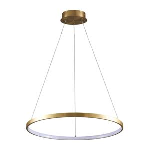 LED Lustr na lanku LEA LED/20W/230V 4000K pr. 50 cm zlatá