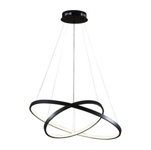 LED Lustr na lanku LEA LED/35W/230V 4000K pr. 60 cm černá