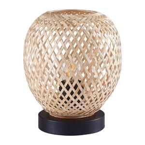 Stolní lampa ZANZIBAR 1xE27/20W/230V pr. 18 cm bambus