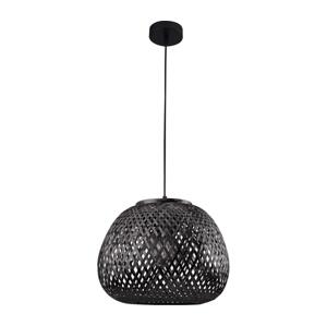 Lustr na lanku ZANZIBAR 1xE27/20W/230V pr. 35 cm bambus