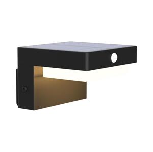 LED Solární nástěnné svítidlo se senzorem MALI LED/4,5W/3,7V 2000 mAh IP44 černá