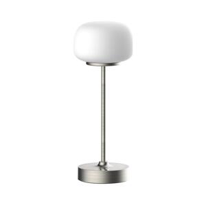 LED Stmívatelná dotyková stolní lampa RIMINI LED/2W/5V USB 2000 mAh chrom/bílá