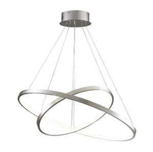 LED Lustr na lanku LEA LED/35W/230V 4000K pr. 60 cm chrom