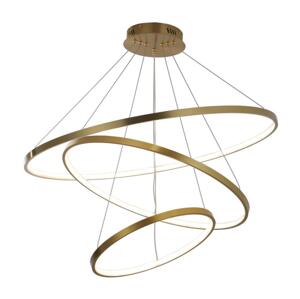 LED Lustr na lanku LEA LED/60W/230V 4000K pr. 80 cm zlatá